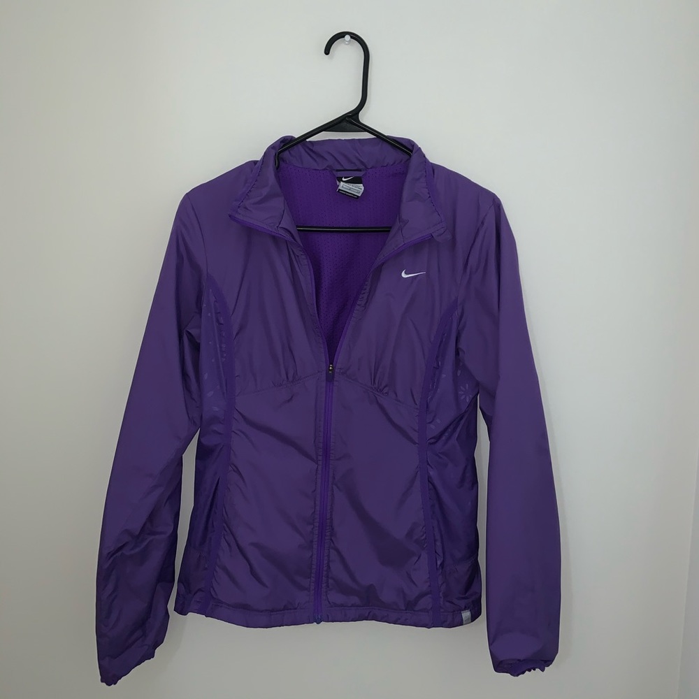 purple Nike rain jacket/windbreaker